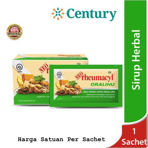 Foto Produk NEO RHEUMACYL ORALINU 5`S@15ML dari CENTURY HEALTHCARE