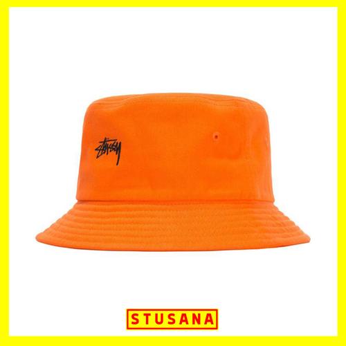 Jual STUSSY STOCK BUCKET HAT ORANGE 