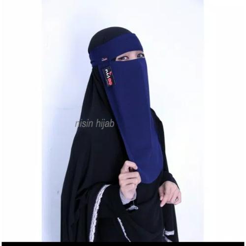 Foto Produk Niqab Zahwa / Cadar Bandana Wolly crepe - Dusty Pink dari 3jaya fashion