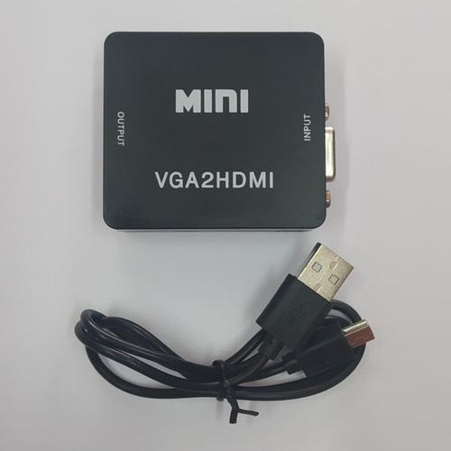 Gambar CONVERTER VGA TO HDMI WITH AUDIO BOX MINI dari VNSTORE ONLINE undefined Tokopedia