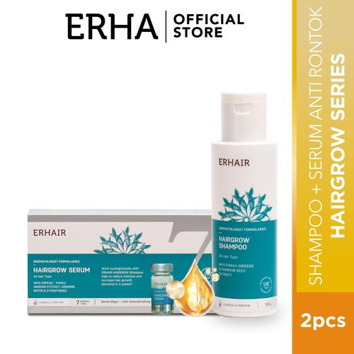 Foto Produk Erha Vp Erhair Shampoo 100Ml & Serum - Bebas Rontok dari Erha Official Store