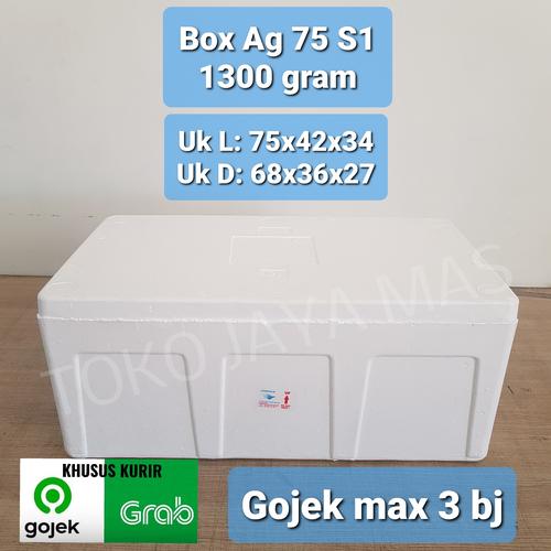 Jual Box Styrofoam AG 75 S1 1300gr Garuda Kota Surabaya Jaya Mas