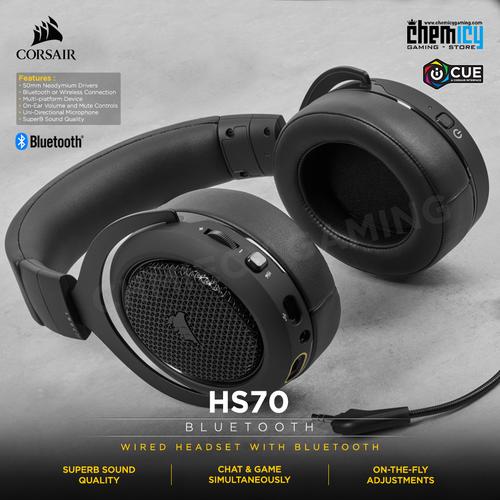 Jual Corsair HS70 Wired Bluetooth Multi 