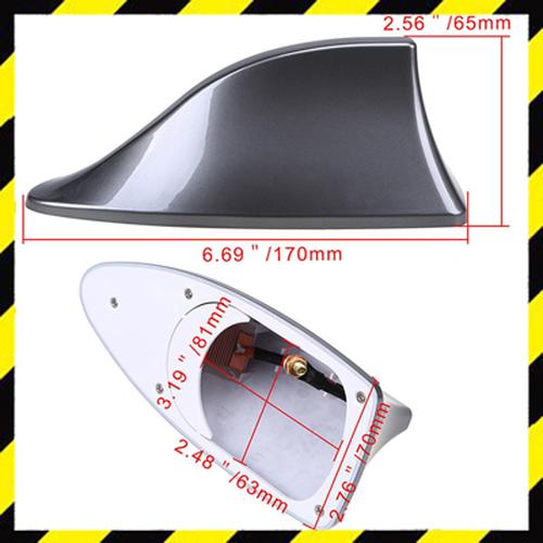 Foto Produk Antena Radio Mobil Model Hybrid Sirip Hiu - TX1395 Silver dari Pusat Aksesoris Import *