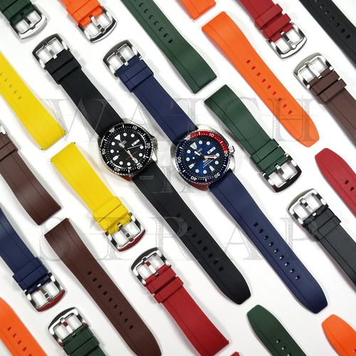 premium rubber watch strap