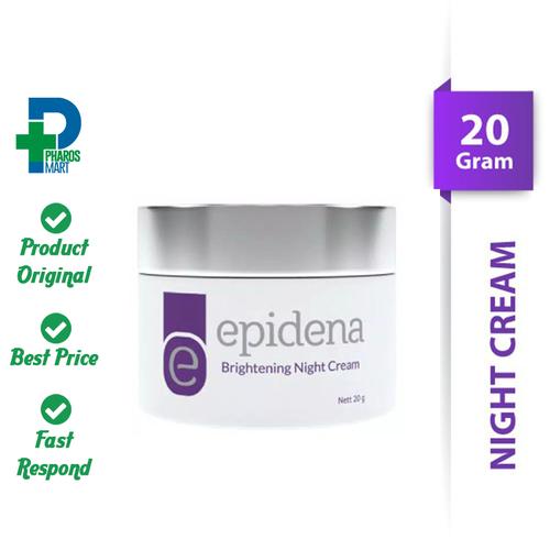 Foto Produk Epidena Brightening Night Cream 20G - Krim Malam Pemutih Wajah dari Pharos Official Store