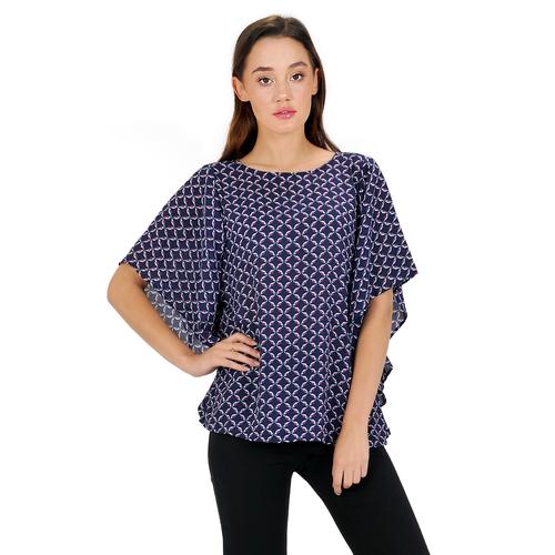 Foto Produk SJO's Benektra Navy Print Women's Tunic - S dari SJO & SIMPAPLY