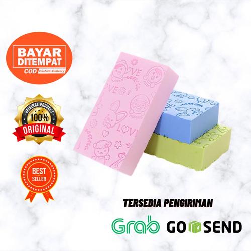 Foto Produk spons mandi pengangkat daki bayi dan dewasa dari jualsojujkt