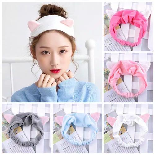 Foto Produk Headband Kuping Kucing/Bandana Kucing/Bandana Masker Bando Kucing K216 - BandoKcingCoklt dari cocomelon99