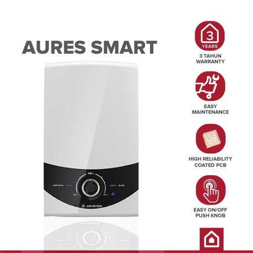 Foto Produk Ariston - Aures Smart - Electric Instant Water Heater SM C24E dari YALE Official Store