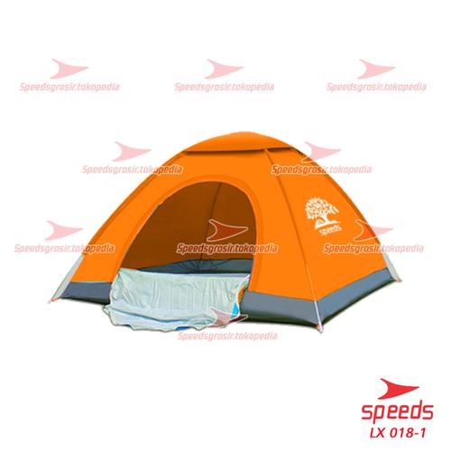 Foto Produk Tenda Camping Buka Otomatis original speeds 2 Orang tipe 001 - Orange Otomatis dari Speeds Official Store