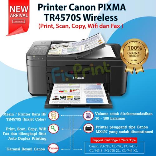 tinta printer canon tr4570s