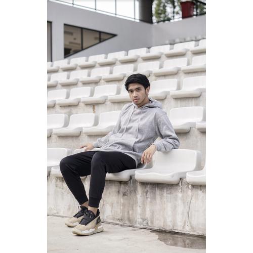 Foto Produk Hoodie Pullover Series (Abu Muda) - L dari Arsenio Apparel Store