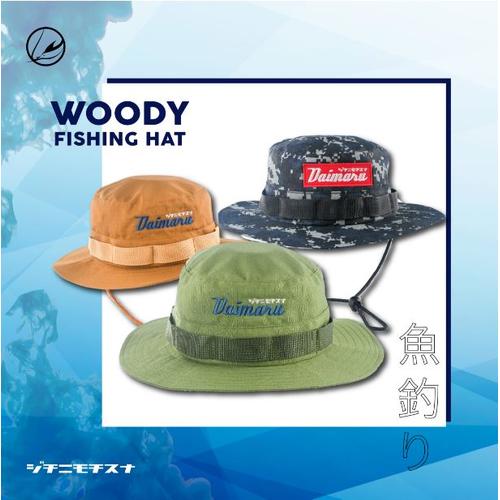 Daimaru Woody Fishing Hat - Camo Blue 