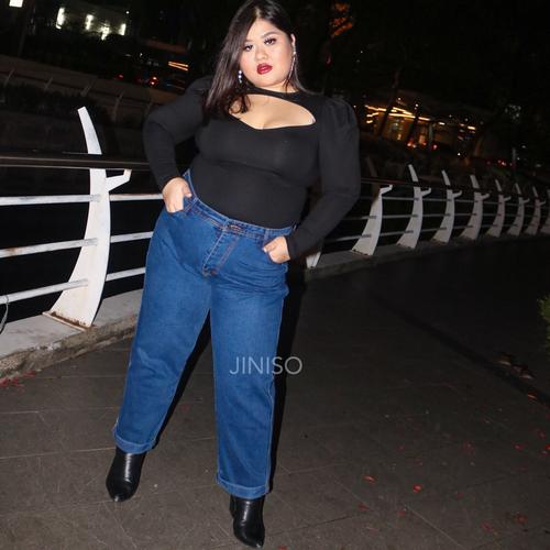 Foto Produk JINISO - Jumbo Boyfriend Jeans 1301 REAL CURVY dari JINISO.ID
