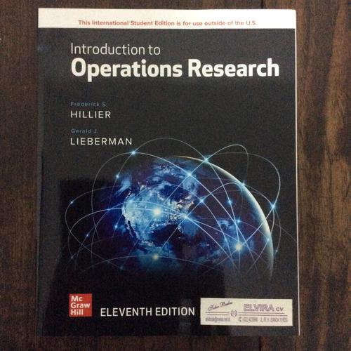 Foto Produk Introduction to Operation Research 11ed by Hllier dari Toko Buku Elvira
