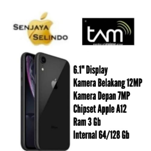 Foto Produk Apple Iphone XR 64Gb/128Gb Garansi Resmi Tam/Ibox - Putih, 64 gb dari Senjaya Selindo