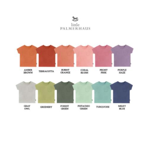 Foto Produk Little Palmerhaus Pocket Tee Cotton Shorts BAJU ANAK / BAJU BAYI 1-6TH - TURQUOISE, 4 TH dari i do my hobbies
