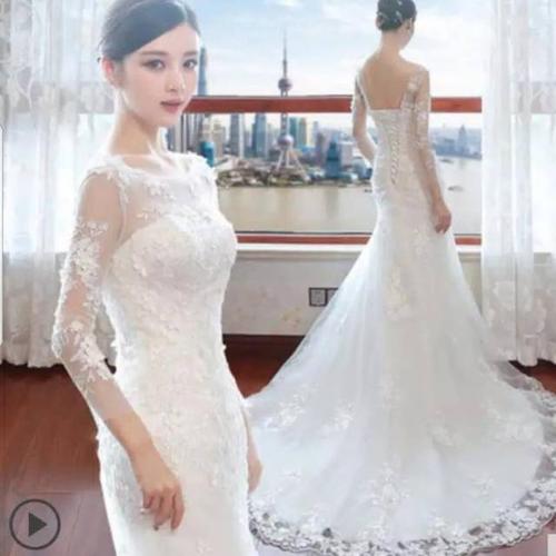 Jual Gaun mermaid mewah luxury mermaid 