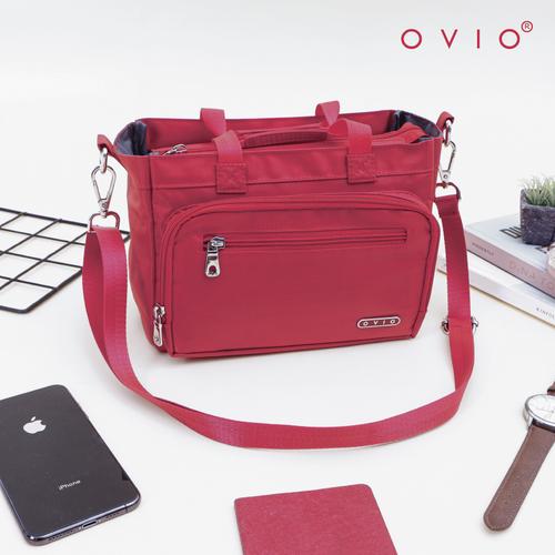 Foto Produk OVIO 3821 Nylon - Tas Multifungsi / Bag Organizer - Red dari OVIO Official