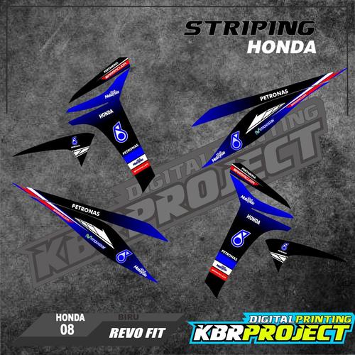Jual Cod Revo Fit Stiker Motor Striping Variasi Revo Fit 08 Petronas Biru Kab Grobogan Kbrproject Tokopedia