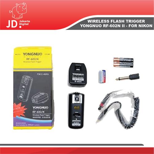Jual Wireless Flash Trigger YONGNUO RF-602N For Nikon Kota