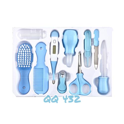 Foto Produk Baby care kit set 10 in 1 Newborn nursery health kado lahiran gift set - Biru dari QQ 432