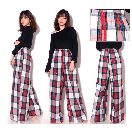 Jual Uniqlo Airsm Flanel Plaid Cullote 