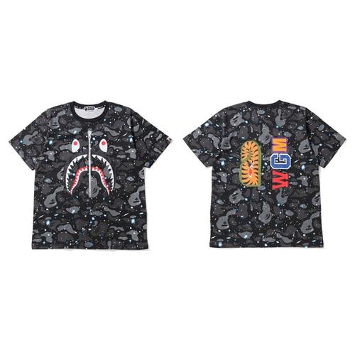 Jual BAPE SHARK WGM SPACE CAMO TEE 