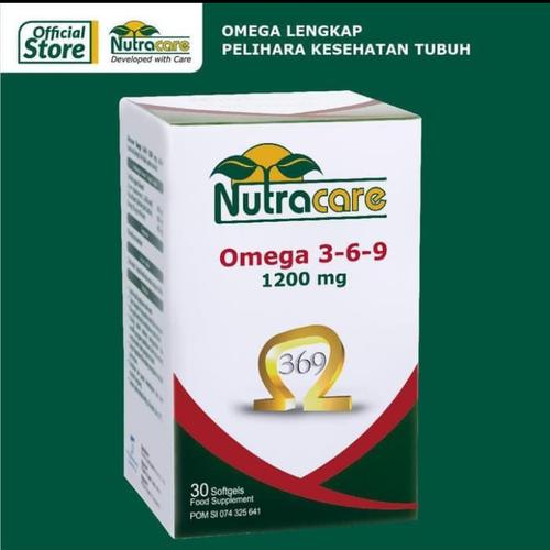 Jual Nutracare omega 369 1200mg ( jantung kolesterol trigliserida) -  Jakarta Pusat - bigsbigsshop | Tokopedia