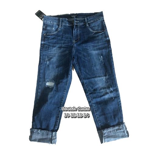 Jual 7/9 stretch jeans denim celana 