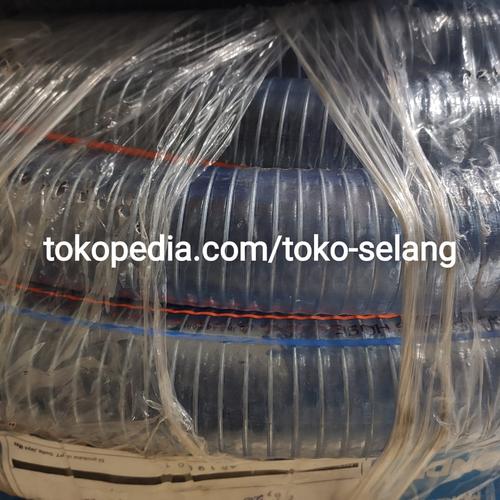 Jual selang kawat spiral 2 " selang spring hose pertamini 2" inch