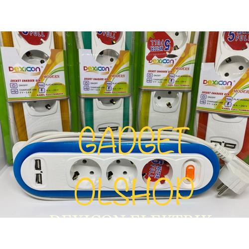 Foto Produk Stop kontak + charger usb/5 meter Lb 3/stop kontak arde/usb charger dari Gadget olshop