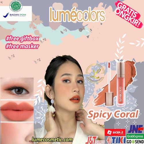 Foto Produk LUMECOLORS VELVET LIP & CHEEK MOUSSE - SPICY CORAL dari lumecolorsindonesia