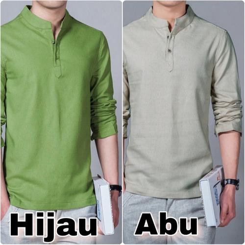 Foto Produk Kemeja pria baju koko cowo model Shakila 5 varian warna geser gambar dari Rifa t-shirt