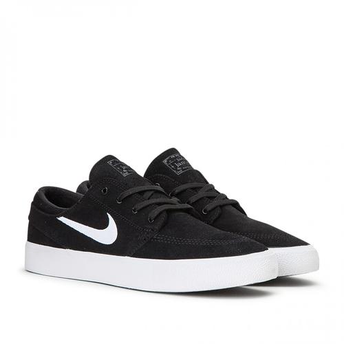 nike stefan janoski black and white suede