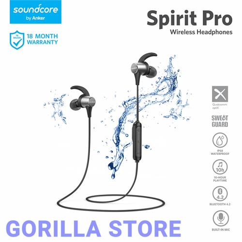 Jual Soundcore Earphone Bluetooth Spirit Pro Black+ Grey A3402