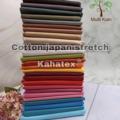 Foto Produk Multi kain katun cotton stretch spandex stret kahatex murah eceran - an 246 abu muda dari multi kain