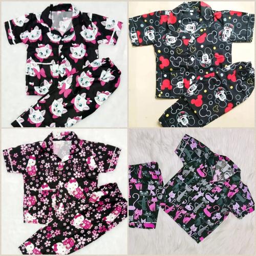 Foto Produk Piyama Anak Perempuan Usia 5 - 9 Th - 5-6 tahun dari Arruma Store