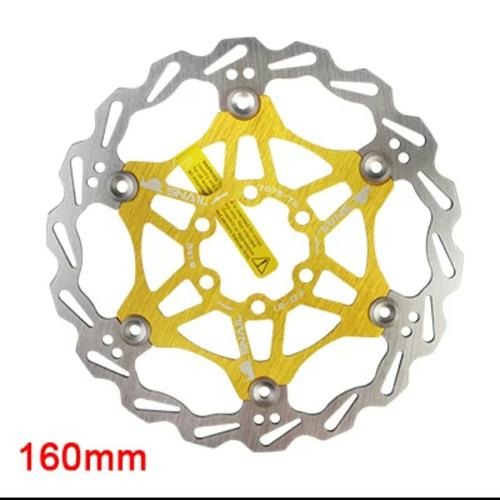 Foto Produk Rotor Snail Disc Brake 160mm - Rotor 6 Inch - Rotor Sepeda Gold dari MZA store