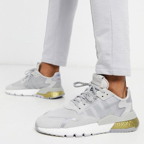 Jual Adidas Nite Jogger “Grey/Gold 