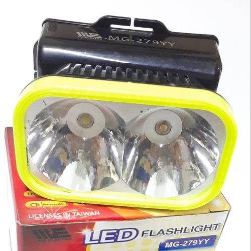Foto Produk senter kepala cas 2 mode putih dan kuning dari putra_elektronik_store