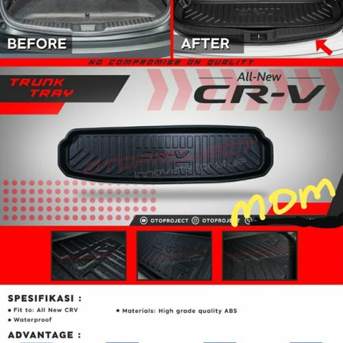 Foto Produk Karpet Maxmat Trunk Tray Bagasi Otoproject All New Crv Turbo dari Mega Oriental Motor