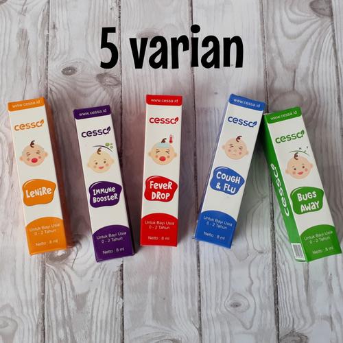 Foto Produk Paket #8 Essential oil baby cessa 5pcs biru ungu kuning merah hijau dari MI N MI Baby