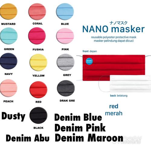 Foto Produk Nano Masker Kain Polyester/Masker Kain Nano (Non Medis ) dari MEX collection