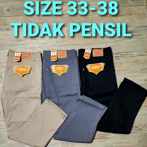 Foto Produk CELANA PANJANG CHINO BIG SIZE JUMBO PRIA - Grey, 27-28 dari Ls collection2