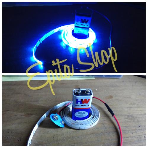 Jual Lampu LED Strip 3528 Waterproof + Baterai (Custom LED, Lampu