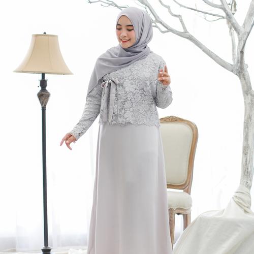 Foto Produk Hanbok Ara Maxidress + Outer Brukat / Brocade Frozen Misty dari sheenofficial