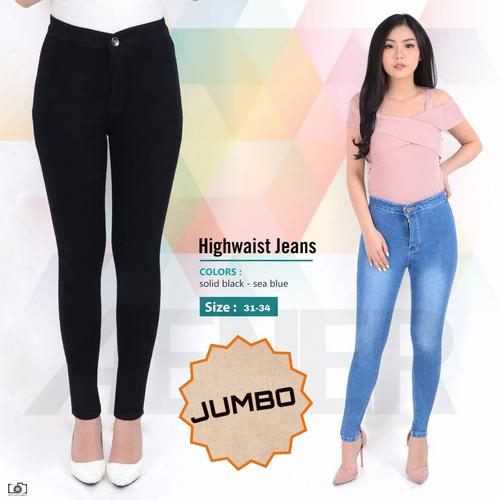 Jual Celana Panjang Highwaist Jeans HW 