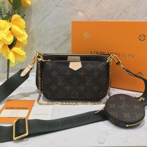 Jual Lv 3 pochette dark green sling bag - Kota Surabaya - Brand Closet |  Tokopedia